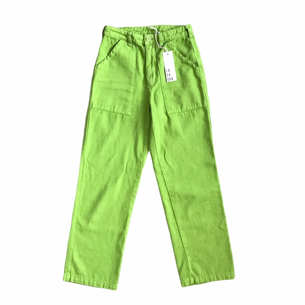 LACAUSA Arlo Trousers in Kiwi